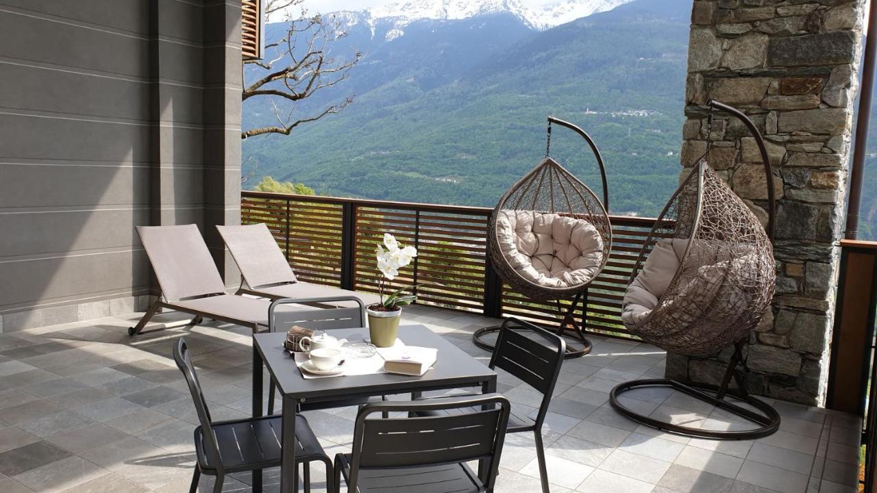 Wine Hotel Retici Balzi Poggiridenti Exterior foto